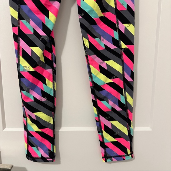 VSX Victoria’s Secret Sport Knockout Multi- Colour Geometric Print Leggings - Picture 8 of 11